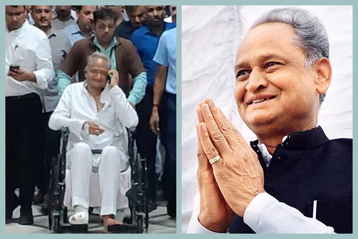 अशोक गहलोत के पैर की अंगुली में फ्रैक्चर, एक सप्ताह आराम की सलाह